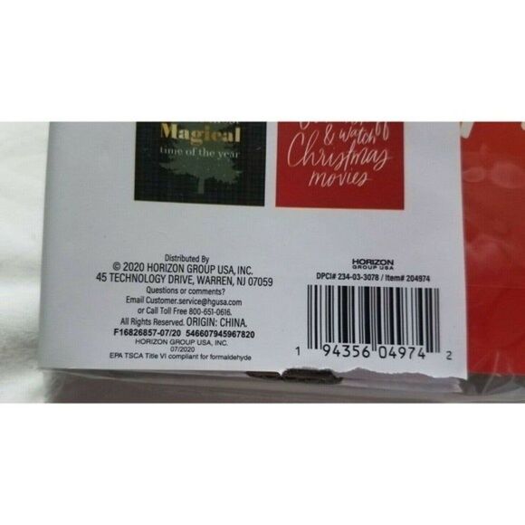 Christmas Hanging Wall Sign 7 Interchangeable "Sayings" Signs - Picture 7 of 10